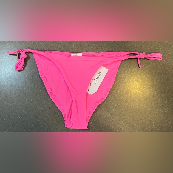 Peixoto Other - Peixoto Tonie Full Bottom Women's Medium Swim Pink Side Ties NWT